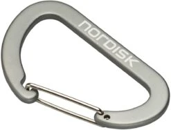 Nordisk Karabiner, Aluminium, 4 Stück, Größe XL
