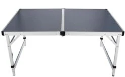 Isabella Klapptisch, Silber/schwarz