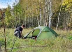 Wechsel Pathfinder Geodätzelt, 1-Person, 114x240cm, Grün -Campingausrüstung 90519 9