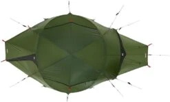 Wechsel Precursor Geodätzelt, 4-Personen, 196x440cm, Grün -Campingausrüstung 90521 10