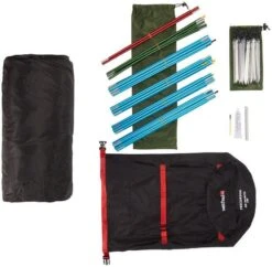 Wechsel Precursor Geodätzelt, 4-Personen, 196x440cm, Grün -Campingausrüstung 90521 9