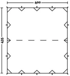 Wechsel Tarp L Unlimited Line, 400x435cm, Grün -Campingausrüstung 90523 9