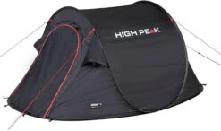 High Peak Vision 2 Wurfzelt, 2-Personen, 140x235cm, Schwarz 8 High Peak Vision 2 Wurfzelt, 2-Personen, 140x235cm, Schwarz -Campingausrüstung 90844 1