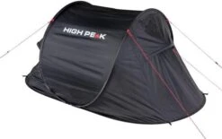 High Peak Vision 2 Wurfzelt, 2-Personen, 140x235cm, Schwarz 9 High Peak Vision 2 Wurfzelt, 2-Personen, 140x235cm, Schwarz -Campingausrüstung 90844 2