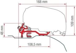 Fiamma F80s Markise Schwarz, Ducato Markisenpaket -Campingausrüstung 9153 2