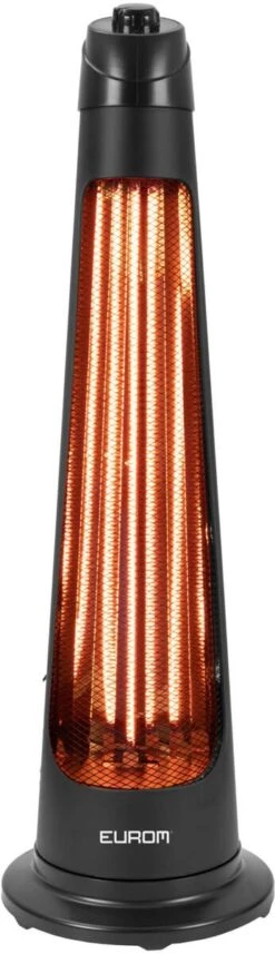 Eurom Q-Tower 1200 Stand-Heizstrahler, 230V, 1200W