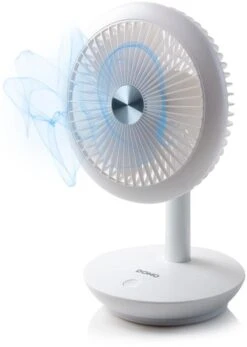 DOMO My Fan Akku Tischventilator Mit USB, Weiß -Campingausrüstung 92428 0 6