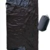Cocoon Outdoor Deckenschlafsack, 220x80cm, Fleece/Nylon, Schwarz/schieferblau -Campingausrüstung 92719 0