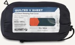 Klymit Quilted V Sheet Überzug, 183x58cm, Grau/rot 13 Klymit Quilted V Sheet Überzug, 183x58cm, Grau/rot -Campingausrüstung 94268 0 5