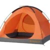 Ferrino LHOTSE Kuppelzelt, 4-Personen, 380x220cm, Orange -Campingausrüstung 94519 0