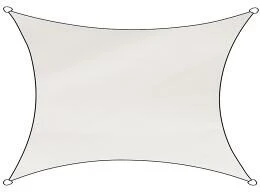 Livin'outdoor Sonnensegel Rechteckig, Polyester, 3x4m 5 Livin'outdoor Sonnensegel Rechteckig, Polyester, 3x4m – Bild 3