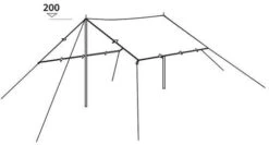 Easy Camp Void Rustic Green Tarp, 300x300cm, Grün -Campingausrüstung 94873 0 4