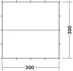 Easy Camp Void Rustic Green Tarp, 300x300cm, Grün -Campingausrüstung 94873 0 5