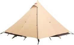 Spatz Wigwam BTC 4 Tipizelt, 4-Personen, 290x280cm, Braun -Campingausrüstung 95259 0 1