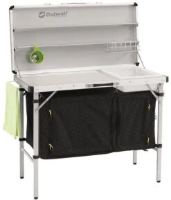Outwell Drayton Küchentisch, Aluminium/Stahl, Schwarz -Campingausrüstung 95308 0 2