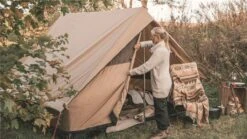 Robens Prospector Shanty Firstzelt, 6-Personen, 300x250cm, Khaki -Campingausrüstung 95340 0 4