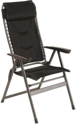 Wecamp Apollo Campingstuhl, Schwarz