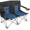 Kampa Lofa Doppel-Faltstuhl, 131x48x83cm, Blau/schwarz -Campingausrüstung 95812 0