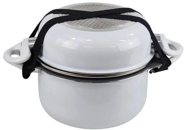 Gimex White Line Kochtopfset, Aluminium, 8-teilig 4 Gimex White Line Kochtopfset, Aluminium, 8-teilig – Bild 2