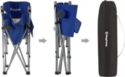KingCamp Faltstuhl, Blau, 73x59x95cm 15 KingCamp Faltstuhl, Blau, 73x59x95cm -Campingausrüstung 96189 0 6