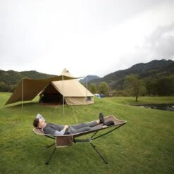 KingCamp Khan Plus Tarp, 545x250x210cm, Beige -Campingausrüstung 96220 0 2