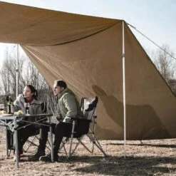 KingCamp Khan Plus Tarp, 545x250x210cm, Beige -Campingausrüstung 96220 0 3
