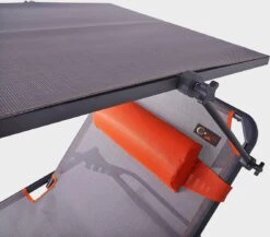 Portal Outdoor Kevin XXL Campingliege, Grau/orange -Campingausrüstung 96270 0 3