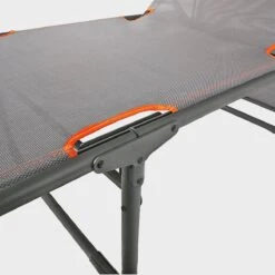 Portal Outdoor Kevin XXL Campingliege, Grau/orange -Campingausrüstung 96270 0 5