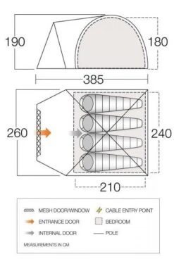 Vango Cragmor -Campingausrüstung 9632 12