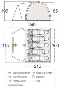 Vango Cragmor -Campingausrüstung 9632 13
